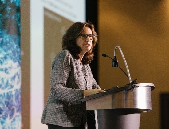 Dr. Alicia Fernandez presenting a lecture